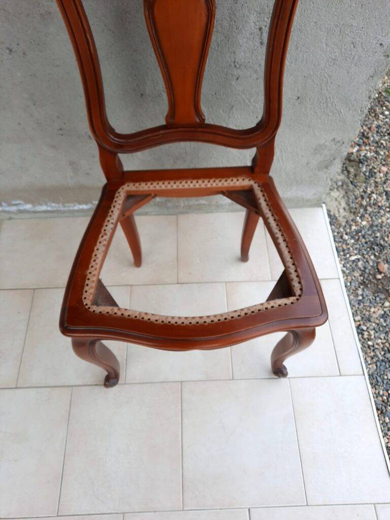 réfection cannage chaise lunel